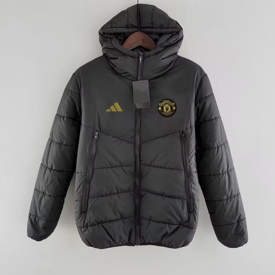 AAA Quality Manchester Utd 24/25 Cotton Coat - Black